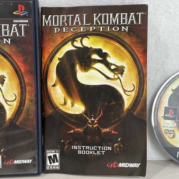 Mortal Kombat: Deception (Sony PlayStation 2, 2004) Complete w/ Manual TESTED - Picture 3 of 7